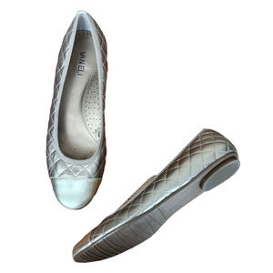 Vaneli Serene Gold Quilted Ballet Flat 9.5